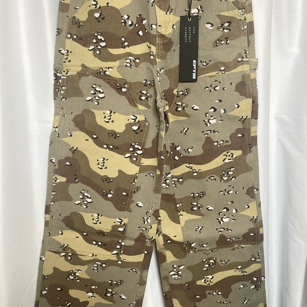 Men's Brown Camouflage Cargo Pants